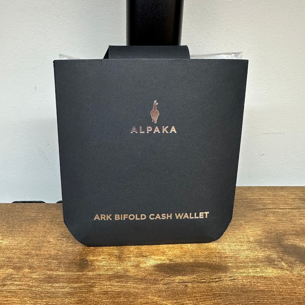 ALPAKA Ark Bifold Cash Wallet Black X-Pac X42 Minimalist Slim EDC AD010620107